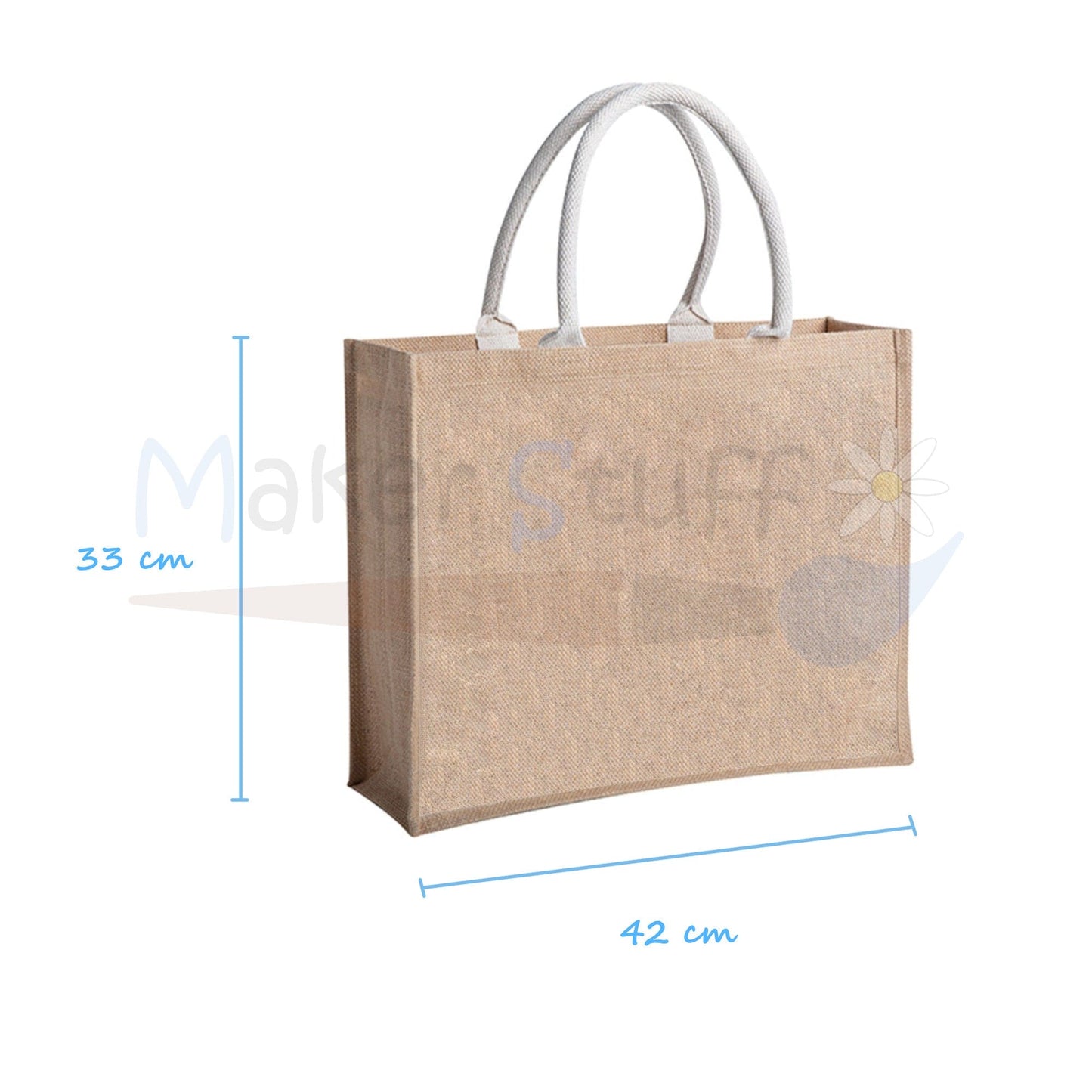 Borsa Juta semplice 42cm