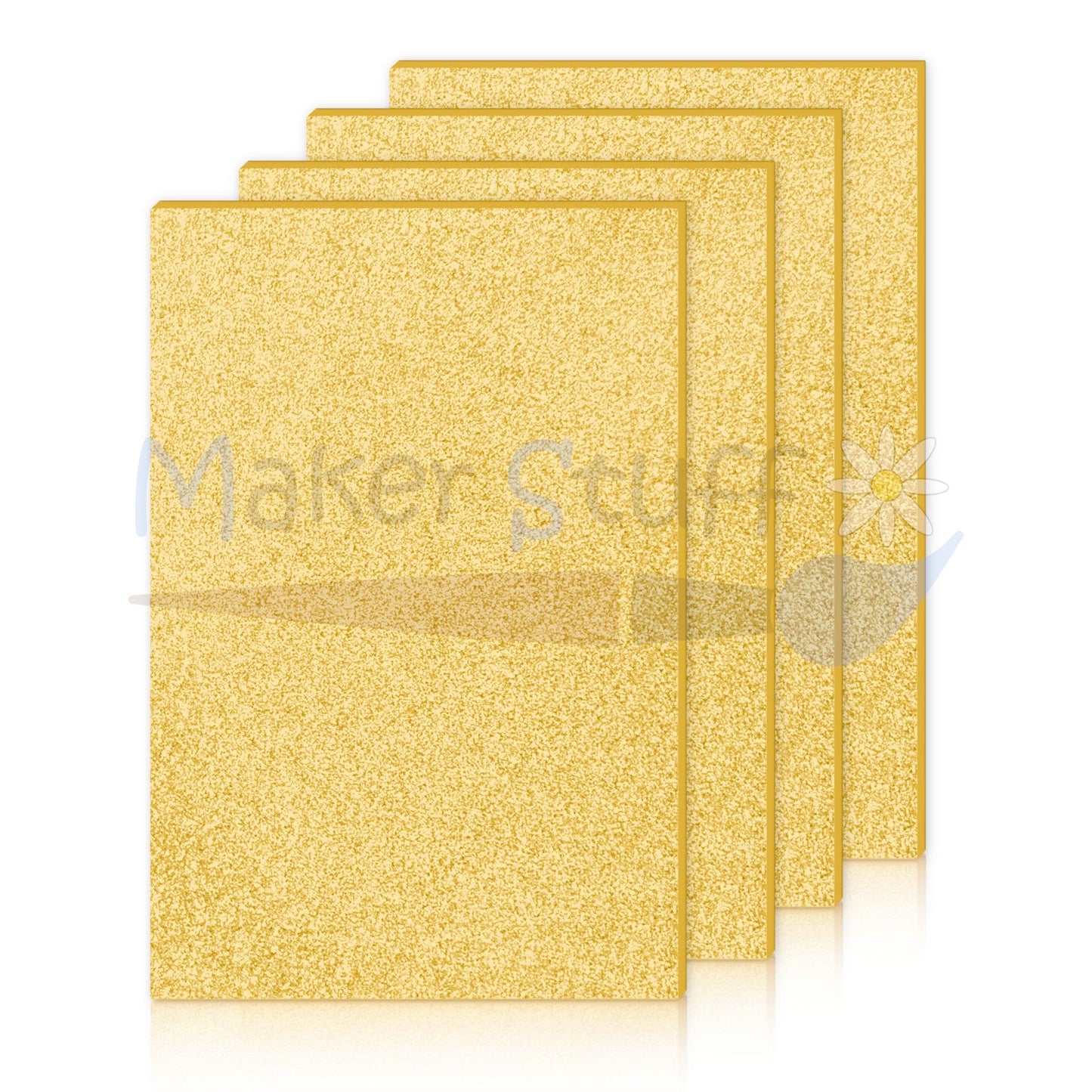 Acrilico Oro Glitterato 3mm lastra 30x20 cm