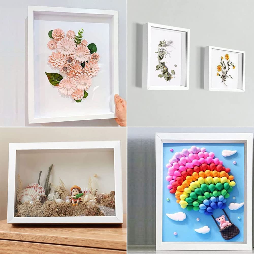 Cornice Shadow Box 22x22 cm Bianca