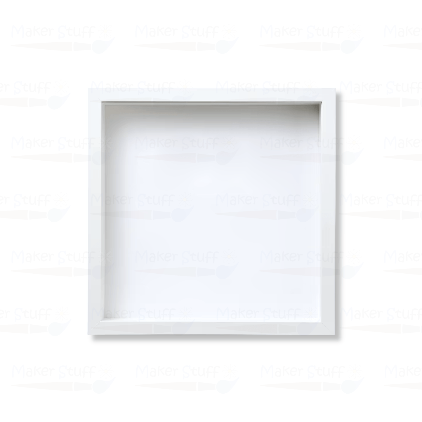 Cornice Shadow Box 22x22 cm Bianca