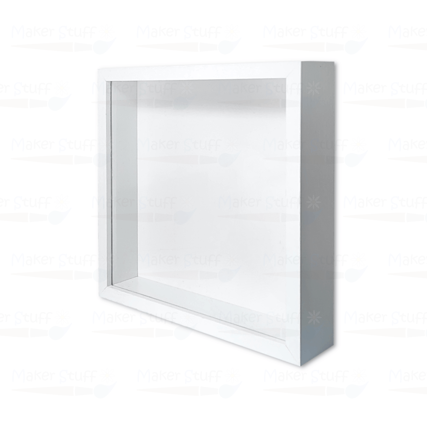 Cornice Shadow Box 22x22 cm Bianca